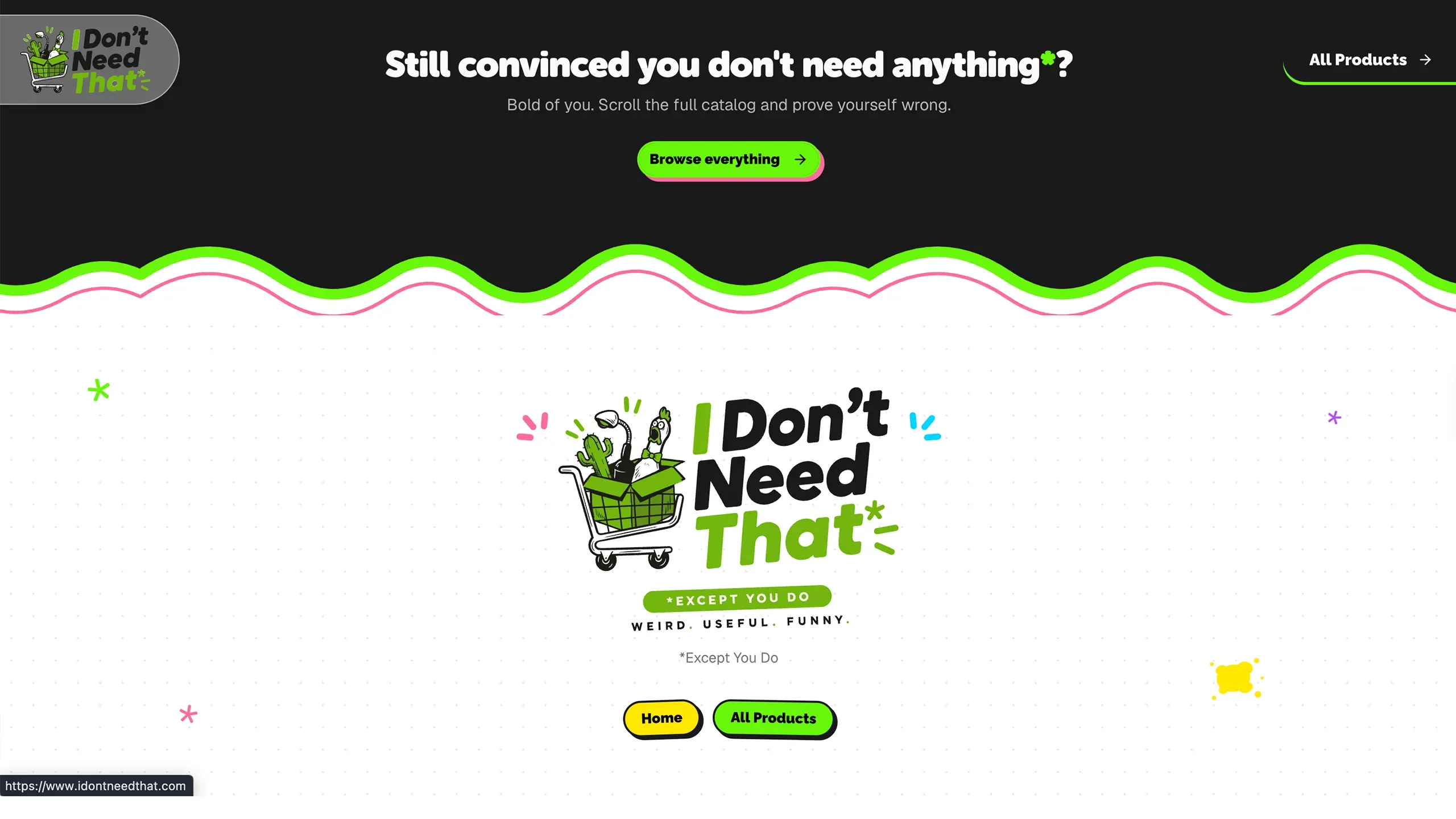 Screenshot of I Don't Need That (2)